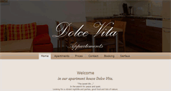 Desktop Screenshot of apart-dolcevita.at